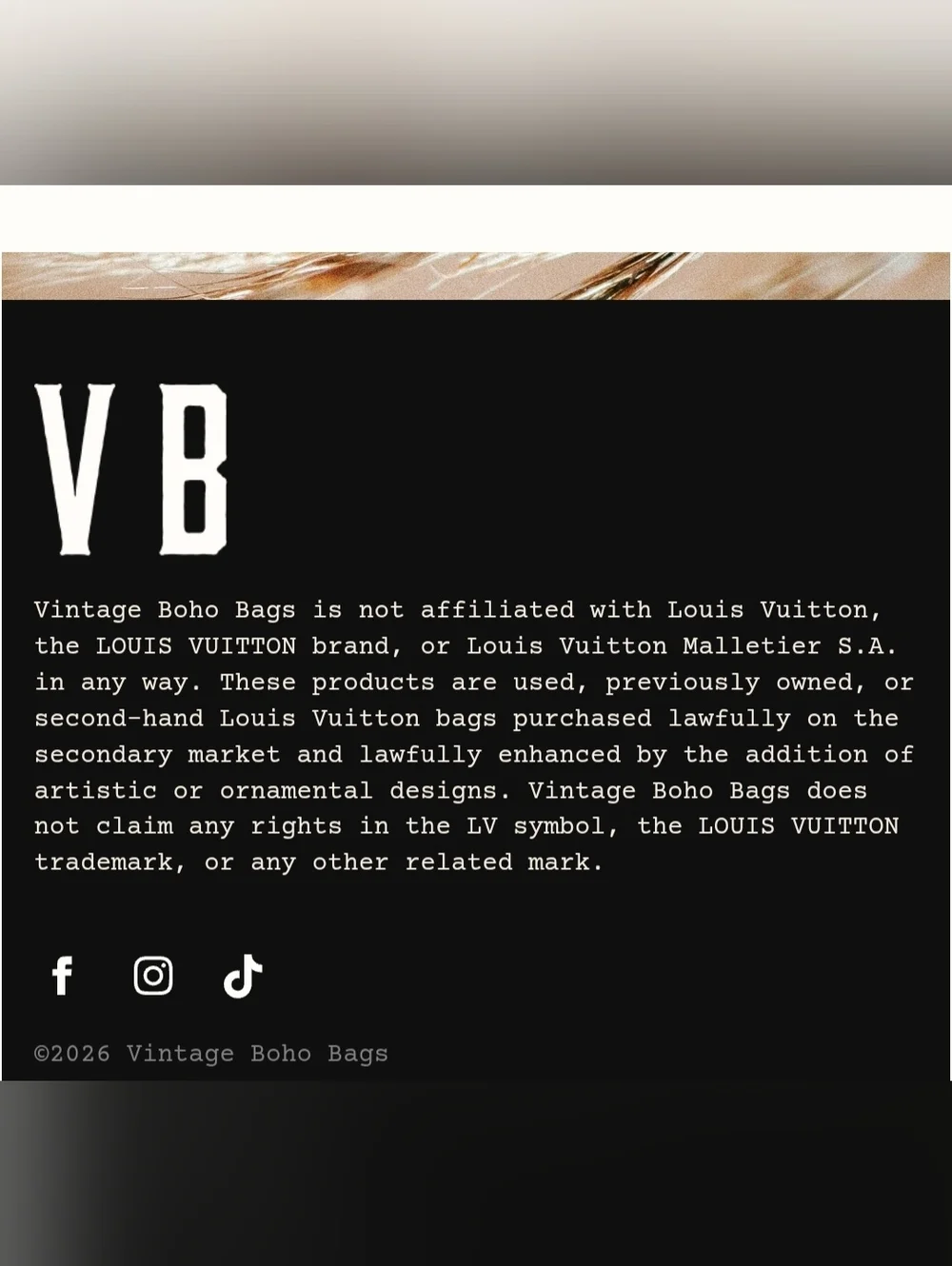 Vintage Boho Bag Monogram Fringe Crossbody with Black Strap - Picture 10 of 10